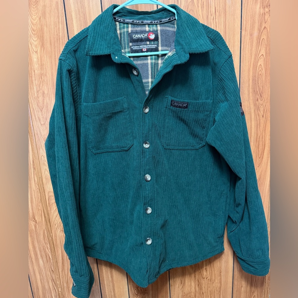 Canada Weathergear Corduroy Button-Up Shirt